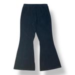 Aerie  Ribbed Kick Flare Pants Womens Size‎ L Black Lounge Photo 7