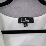 Lulus White Ruffle Wrap Romper Flutter Sleeve Tie Waist Dressy Chic L Large Photo 8