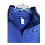 Patagonia Better Sweater Purple Quarter-Zip Fleece Pullover, Large Photo 1
