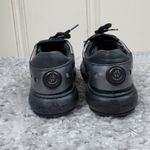 New Rock M.5514 Crater Gray Silver Black Metallic Leather Boots EU Size 39 Punk Photo 3