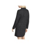 Madewell Womens Ribbed Charcoal Mock Neck Sweater Dress Size XS Photo 2