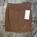 Lululemon NWT Scuba High-Rise Mini Skirt Sz XS In Taupetastic Photo 2