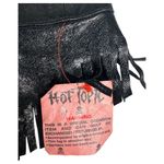 Ashim Hot Topic Black Leather Fringe Crop Top Size Small NEW with Tags Other Photo 5