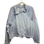 Free People Movement Thanks a Bunch Jacket in Periwinkle Dreams Sz. L Photo 2