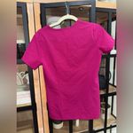 FIGS  Catarina Scrubs Top medical short sleeve Ultra Rose magenta vneck pocket Photo 2