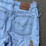 Levi's Vintage 90s  550 Relaxed Fit Tapered Leg Jeans White Wash Worn In 10 Reg Photo 2