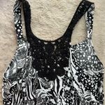 Ralph Lauren Mlle Gabrielle Women's 2X Black Abstract Sleeveless Maxi Dress Casual Photo 5