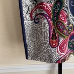 Melissa Paige Women’s Modest Animal Print Paisley Skirt Stretch Waist XL Petite Career Casual Photo 4