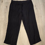 Alfani  Black Pajama Pants Drawstring Pockets Womens Sz XXL Photo 0