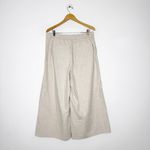 Banana Republic  Linen Blend Oatmeal Wide Leg Pants – Size Large Photo 1
