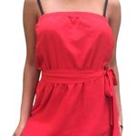 EXPRESS Red Strapless Dress/ Red Mini Dress Photo 1