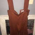 Burnt Orange Overall Jumpsuit Size M Photo 0