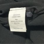 Enza Costa Women’s Size 0 XS Black Pleated Back Pullover Long Sleeve Top Shirt Photo 6