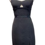 Club Monaco Club of Monaco Criss Cross Back Black Pencil Sheath Dress Sz XS Photo 0