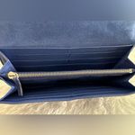 Fendi Authentic  continental‎ blue leather wallet Photo 9