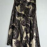 Cato Women’s Satin Paisley Boho MIDI Skirt MEDIUM Photo 1