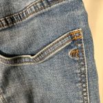Madewell  High Rise Denim Shorts Button Fly Raw Hem‎ Blue Jean Sz 24 Distressed Photo 1