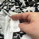 Michael Kors Women's Plus Size Floral Belted Pants, Black/White, 20W Photo 7