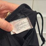 Madelon Louden Black Velvet Bodysuit Gold Embroidery Lingerie Vintage Fits‎ XS/S Size M Photo 5