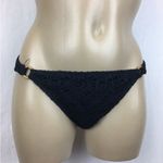 Ralph Lauren Black Crochet Lace Bikini Swim Suit Bottoms S Photo 1