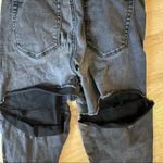 Pac Sun High Rise Jeggings Black Destroyed Rips Distressed Size 26 Goth Jeans Photo 3