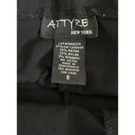 Attyre Black Floral Embroidered Audrey Slim Ankle Pants Sz 8 Photo 8