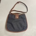 Talbots ‎ Women’s Crossbody Size 11.5X10.5 Gray & Brown Photo 7