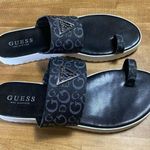 Guess Black and White Slide Sandals sz9 Photo 0