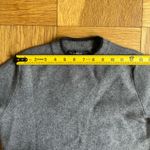 ZARA Gray Short Sleeve Mock Neck Knit Top w/ Black Trim, Sz XS/S Photo 6