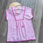 J.Crew NWT  fringe beach tunic pink Photo 2