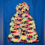 Anthropologie NWT Multicolor Pom-Pom Beanie Photo 0