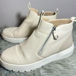 Vionic  Brinkely Slip-on Side Zip Sneaker Boot Ivory Cream Ankle Boots Size 8.5 Photo 1