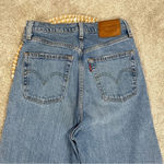 Levi's Levi’s Women’s Ribcage Straight Leg Ankle Jeans High Rise Button Fly in Blue 26 Photo 7