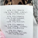 ASOS  Swimsuit Womens 00 P Tan Black Leopard One Piece Ribbed Mob Wife Strappy Photo 8