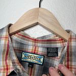 Shyanne Womens Plaid Cotton Pearl Snap Western Button Down Shirt 2X Photo 6