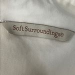 Soft Surroundings  Cream Button Down Shirt Photo 4