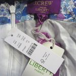 J.Crew NWT New Apron Dress in Hampton Purple Liberty Arrow Floral Fabric 12 Photo 3