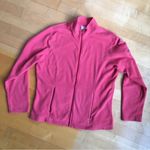 LL Bean Full Zip, Lightweight Fleece Jacket, Pink, Red, Size M Pink Size M Photo 13