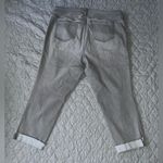 Torrid  Crop Boyfriend Straight Super Soft Mid-Rise Jean size 18 grey stretchy Photo 5