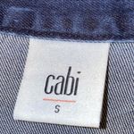 CAbi  Waterfront Denim Chambray Tie Neck Button Down Blouse Photo 5