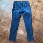 Chico's So Slimming 0.5/6 distressed dark wash normcore jeans Photo 2