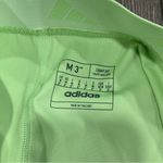 Adidas Lime Green TechFit Workout Shorts, Size M Photo 8