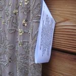 Mac Duggal 10741 Womens Embellished High Neck Midi Dress Vintage Lilac Photo 12