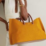 Cult Gaia  Erin Weekender Jute Duffle Bag Photo 1