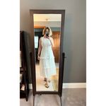 Slate + Willow White Lace Eyelet Sleeveless 100% Cotton Midi Dress Size Medium Photo 15