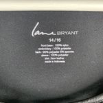 Lane Bryant Sz 14 16 Blouse Party Sequin Lace Sheer Scoop Neck Short Sleeve Top Photo 2