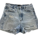 Silver Jeans Co. Denim Shorts Womens 28 Light Wash Highly Desirable Distressed Blue Photo 0