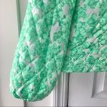 Cras Green White Quintacras Minty Quilted Bold Shoulder Jacket NWT 40 Green Wht Size undefined Photo 13