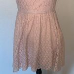 Very J  pink lace lined fit n flare high low summer dress Photo 2