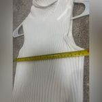 STAUD  Sleeveless Ribbed Turtleneck Callum Sweater Top XS designer ivory white Photo 5